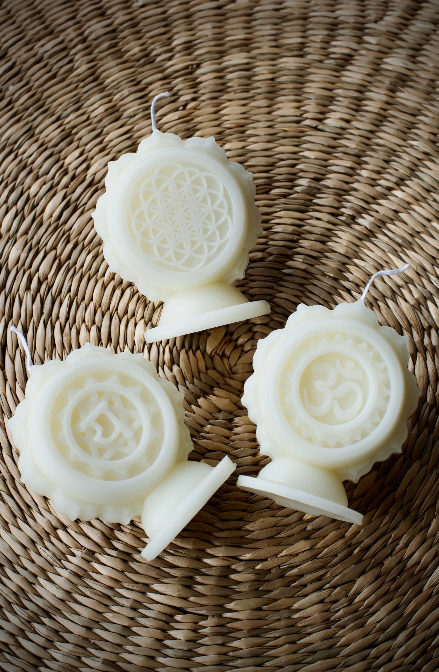 White Beeswax Molded Collection