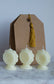 Gift Box; 3 x Chakra Candles; 'Head', 'Heart' + 'Flower of Life'